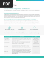 DATA SHEET Rubrik Netapp Joint Solution Brief