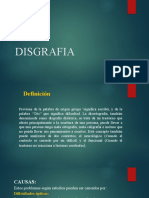 DISGRAFIA Exposicion