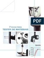 [Apostila] 7 dicas para testes de materiais - Instron