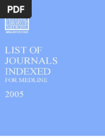 Download 5List of Journals Indexed for MEDLINE by Filberta SN47341950 doc pdf