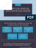 Cuerpo de Leyes de Ética en El Salvador