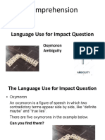 2.5 - Oxymoron and Ambiguity - Presentation PDF