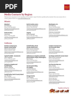 Media Contacts by Region: Atlantic