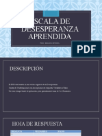 Escala de Desesperanza Aprendida Taller