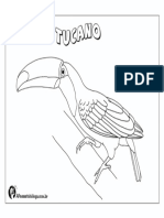 Aves-para-colorir-tucano