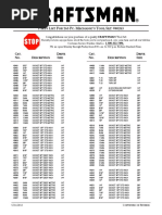 Parts List For 263 PC Mechanic S Tool Set 40263 PDF