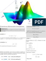 Ecuaciones Diferenciales Homogeneas ED (Clase 5)