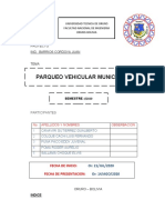 Proyecto Analisis de Sistemas (Parqueo Municipal)