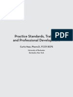 Practice Standards, Training, and Professional Development: Curtis Haas, Pharm.D., FCCP, BCPS