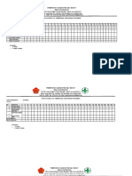 Lembar Checklist Kebersihan Puskesmas