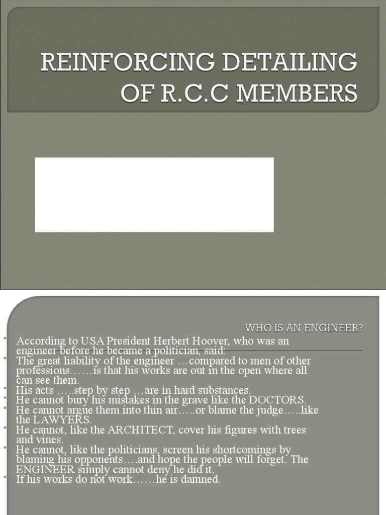 RC Detailing | PDF | Beam (Structure) | Column