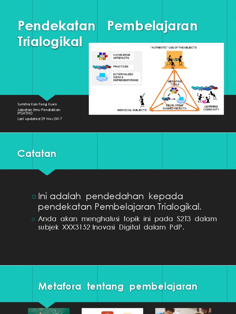 2 0 Pendekatan Pembelajaran Trialogikal Pdf