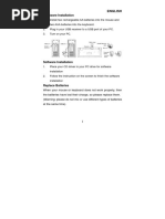 Hardware Installation: English