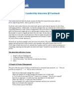 Facebook Initial Leadership Interview Prep PDF