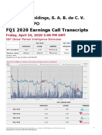 Megacable Holdings, S. A. B. de C. V., Q1 2020 Earnings Call, Apr 24, 2020 PDF