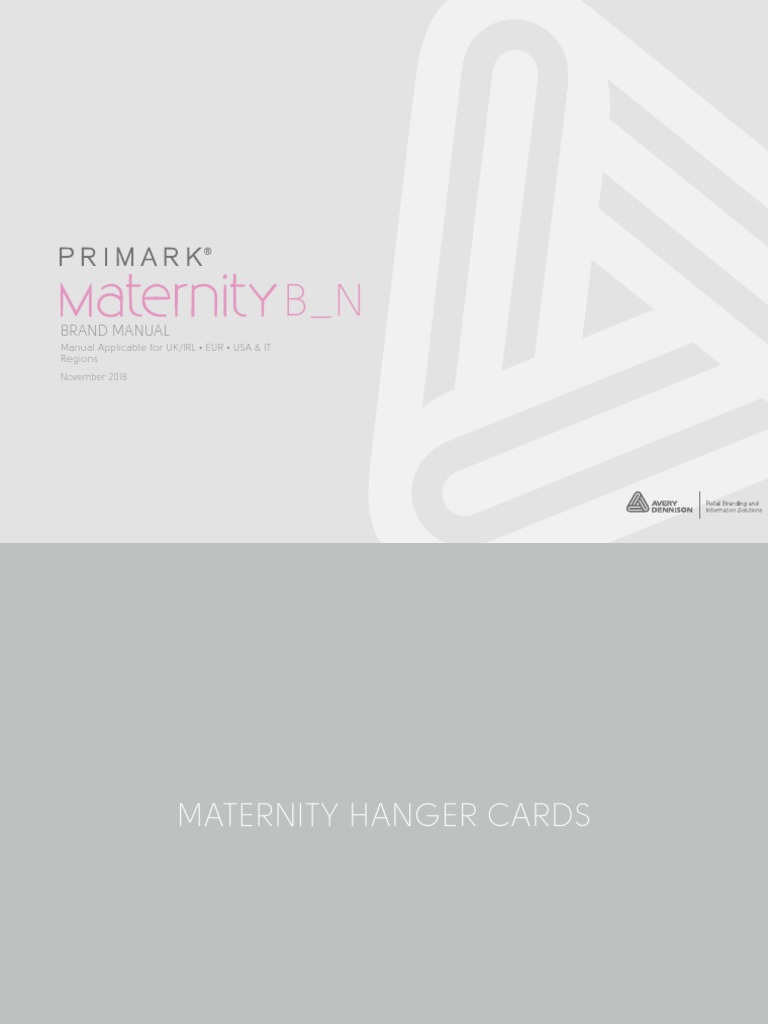 Maternity Hanger Cards Brand Manual: Product Specifications and Designs for  Cotton, Non-Padded Nursing Bras, PDF
