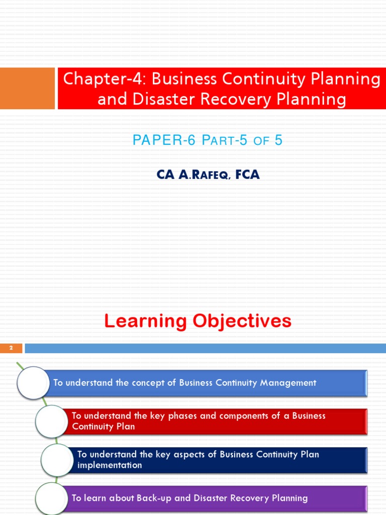 Business Continuity Plan Audit Guide | PDF | Disaster Recovery | Audit