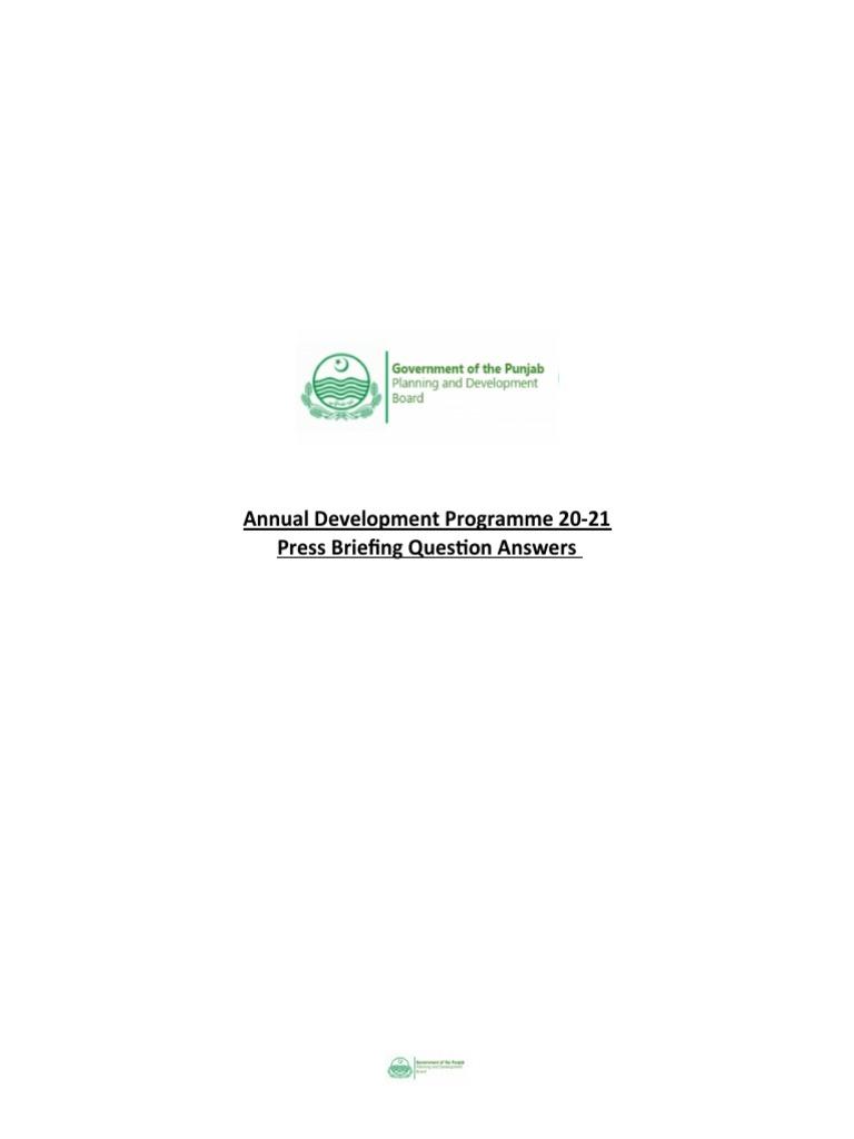 Annual Development Programme 202021 (Press Brief) Formatted PDF
