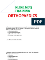 MCQ Q and A-Orthopaedics