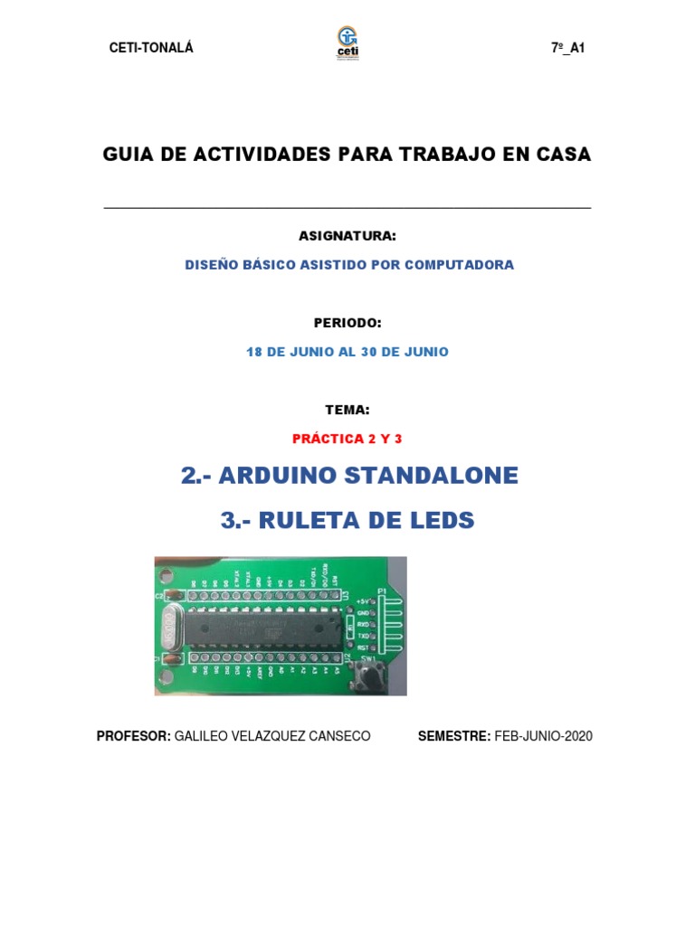 Ruleta de LEDs con Arduino | PDF | Arduino | Diodo emisor de luz