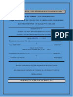 (Sample) Memorial For The Appellant PDF