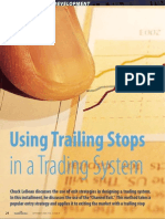 Using Trailing Stops: in A Trading System