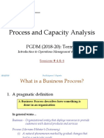 Process and Capacity Analysis - PGDM