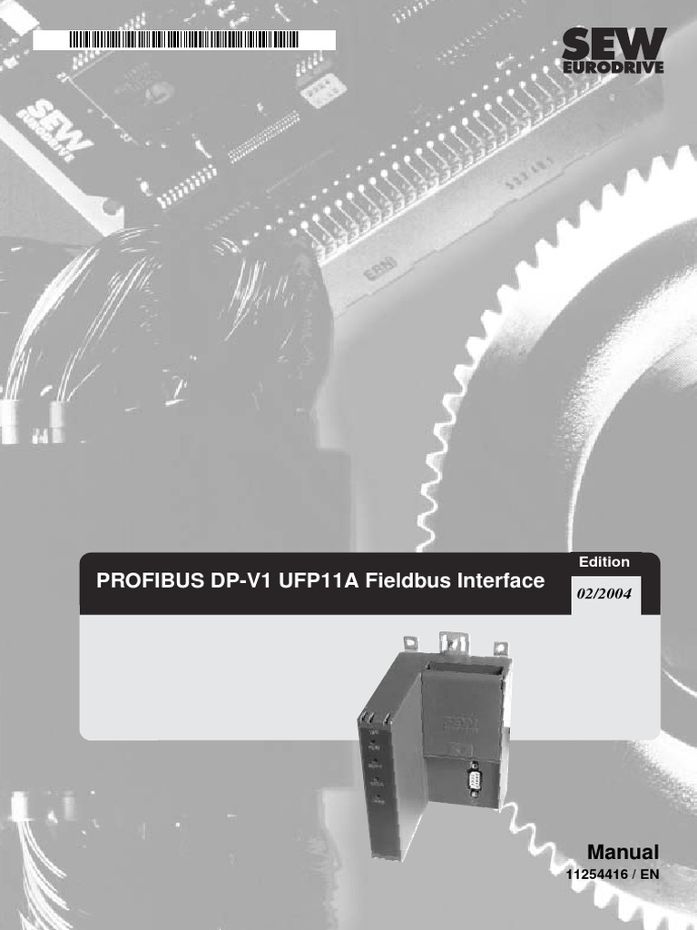 PROFIBUS DP-V1 UFP11A Fieldbus Interface: Manual | PDF | Electrical ...