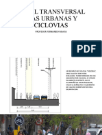 Perfil Transversal Vias Urbanas y Ciclovias