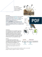 Gramática Morfologia Semantica Sintaxis Fonetica Fonologia Estetica Normativa Lexicologia