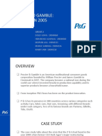 Group 3 - PROCTOR AND GAMBLE ORGANIZATION 2005