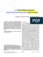 Time and Frequency Domin Analysis of UWB anteNNA - 10