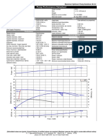 Pump Performance Datasheet: Operating Conditions Liquid