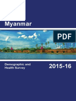 Myanmar Dhs 2015-16 Full Report PDF