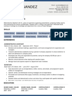 Hybrid Resume Template Original