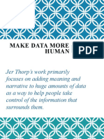 How adding human context and stories to data enhances analysis and decision making