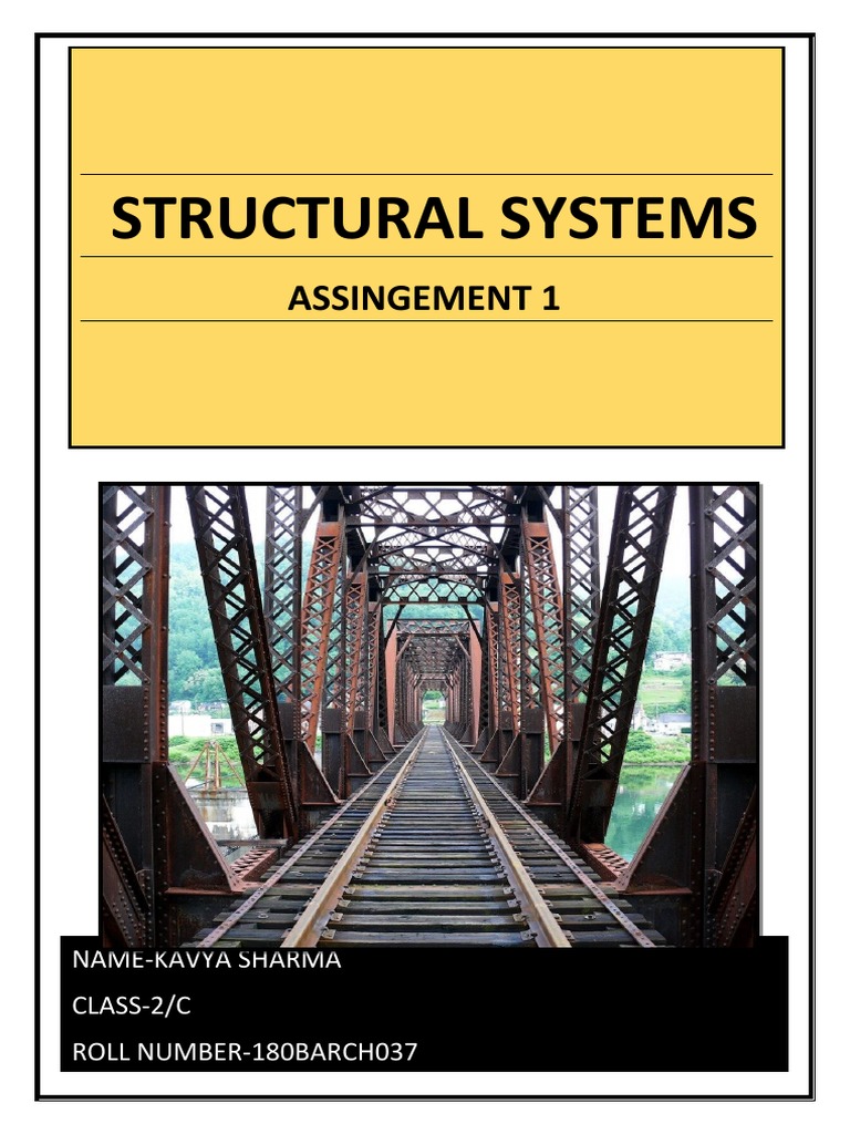Structural Systems: Assingement 1 | PDF