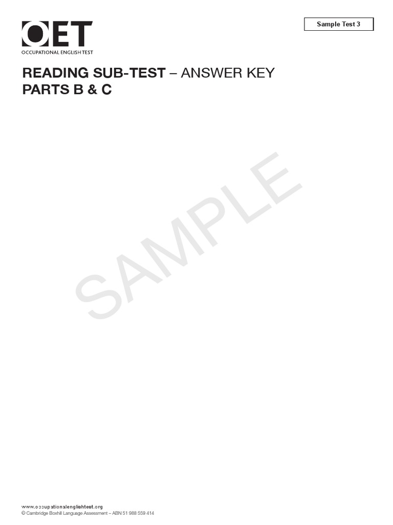 Oet Sample 2 PDF Allergy Medical Specialties