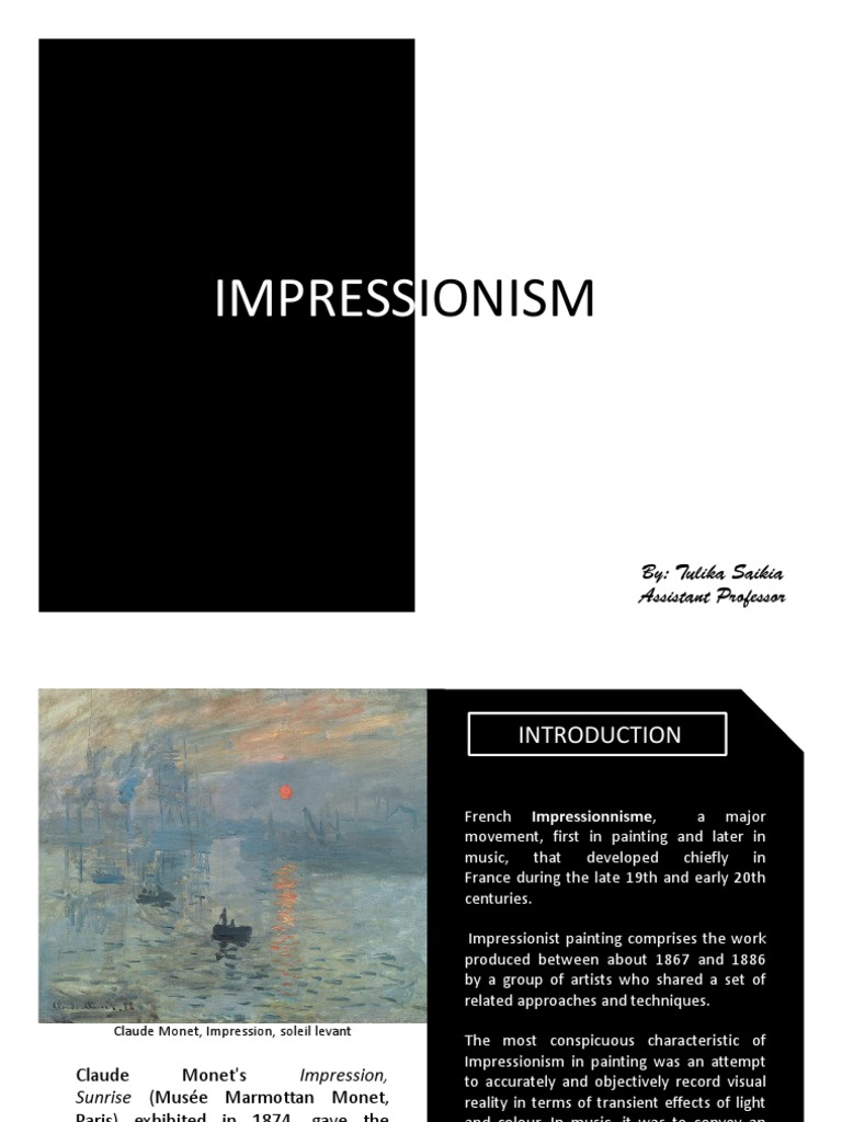 Impressionism Pdf Impressionism Art Media