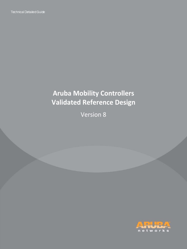 VRD Aruba-Mobility-Controllers 8 PDF | PDF | Wireless Lan | Computer ...