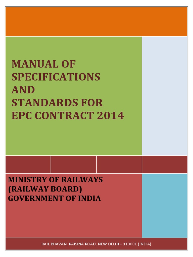 Indian Railway EPC Contract Standards | PDF | Welding | Construction