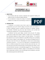 Experiment No. 5: Multimeter Measurement