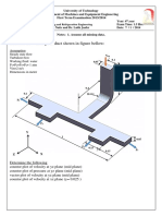 Simulate Flow Through in Duct Shown in Figure Bellow