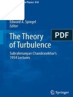 Edward A. Spiegel - The Theory of Turbulence - Subrahmanyan Chandrasekhar's 1954 Lectures (Lecture Notes in Physics, 810)