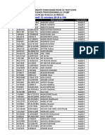 Liste - CANDIDATS CONVOQUES TEST ECRIT - LPGMT