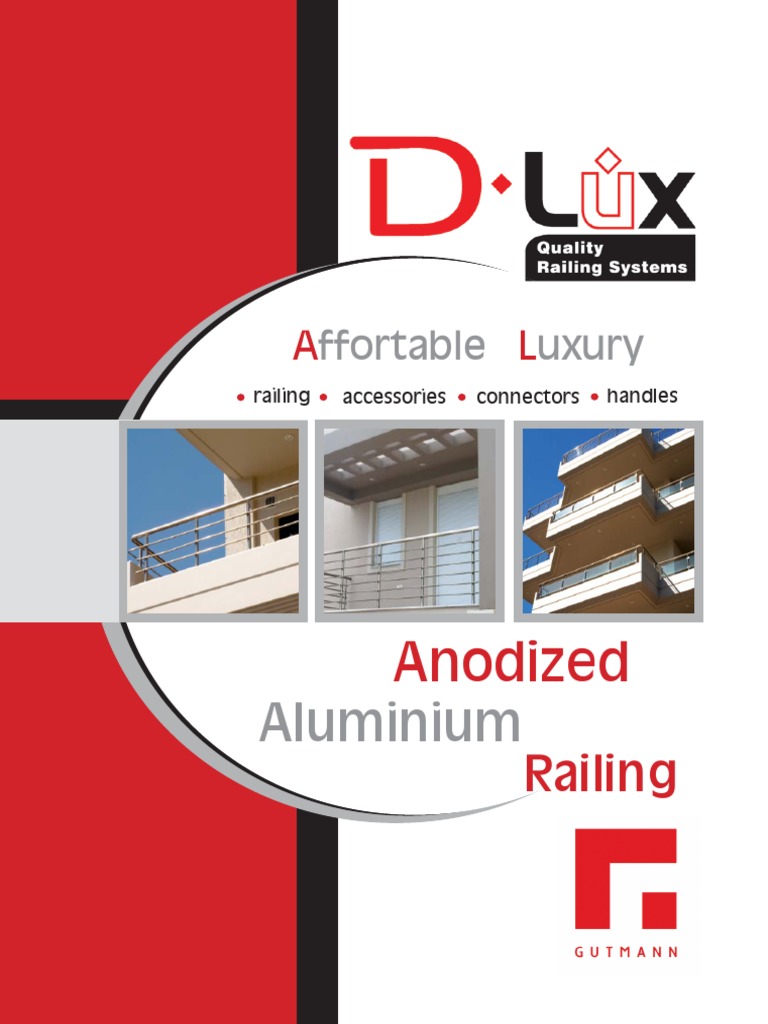 D-Lux Railing System by Gutmann | PDF | Stainless Steel | Building ...