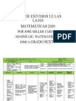 MATEMATICAS DE 6° A 8° Miller