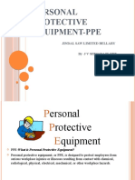 Personal Protective Equipment-Ppe: Jindal Saw Limited Bellary by J V Shivaraju-Ehs