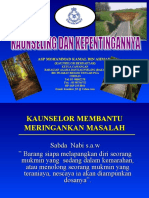 Kaunseling Dan Kepentingannya - PRS 14 Dis 2010