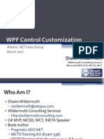 WPF Control Customization: Shawn Wildermuth